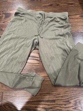 Madewell Men's Olive Green Drawstring Joggers